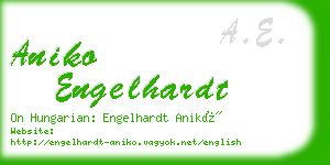 aniko engelhardt business card
